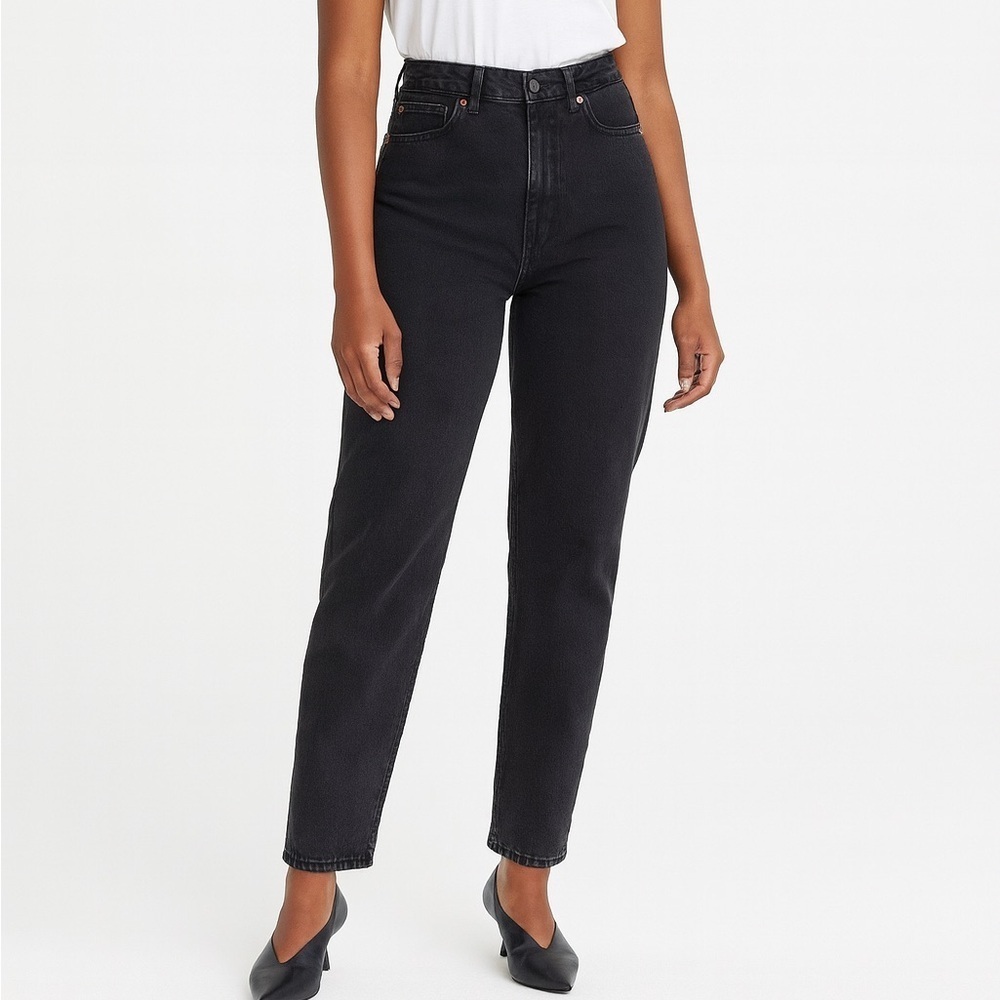 H&M Women Straight Black Jeans